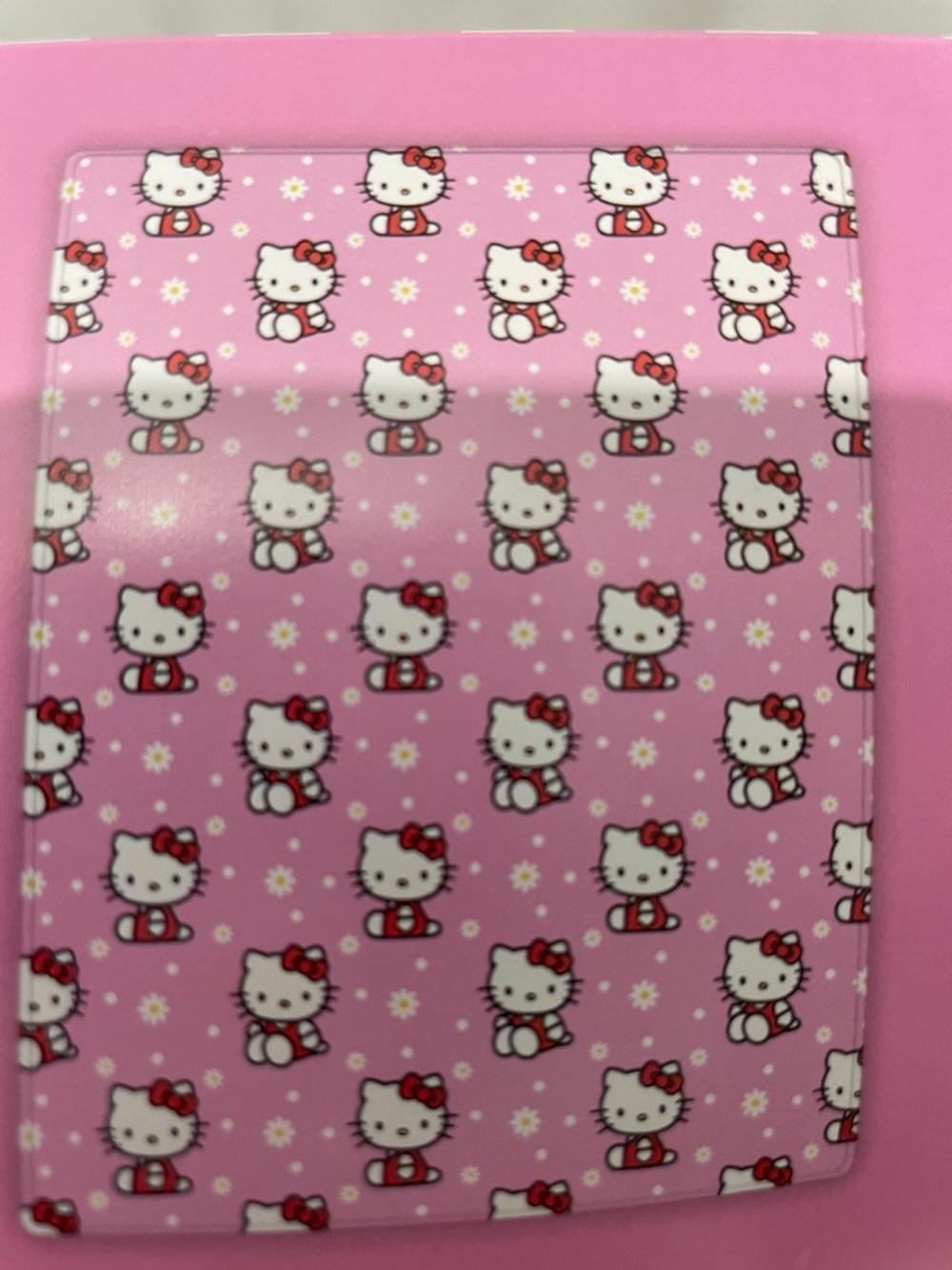 Hello Kitty Pink Patterned Plush Throw Blanket - Picture 7 of 16